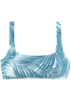 Bustier-Bikinis|LASCANA ACTIVE Bustier-Bikini-Top"Coal" Petrol-Bedruckt