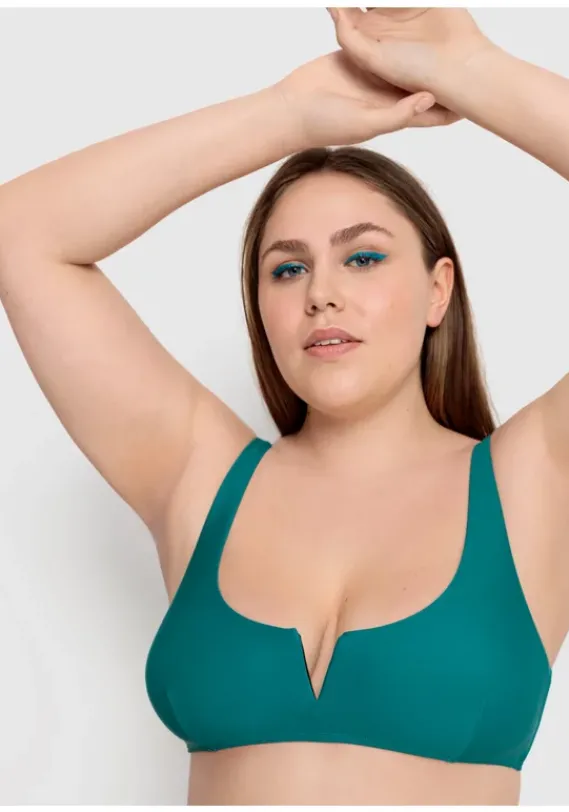 Bustier-Bikinis|LSCN by LASCANA Bustier-Bikini-Top"Gina" Dunkelturkis