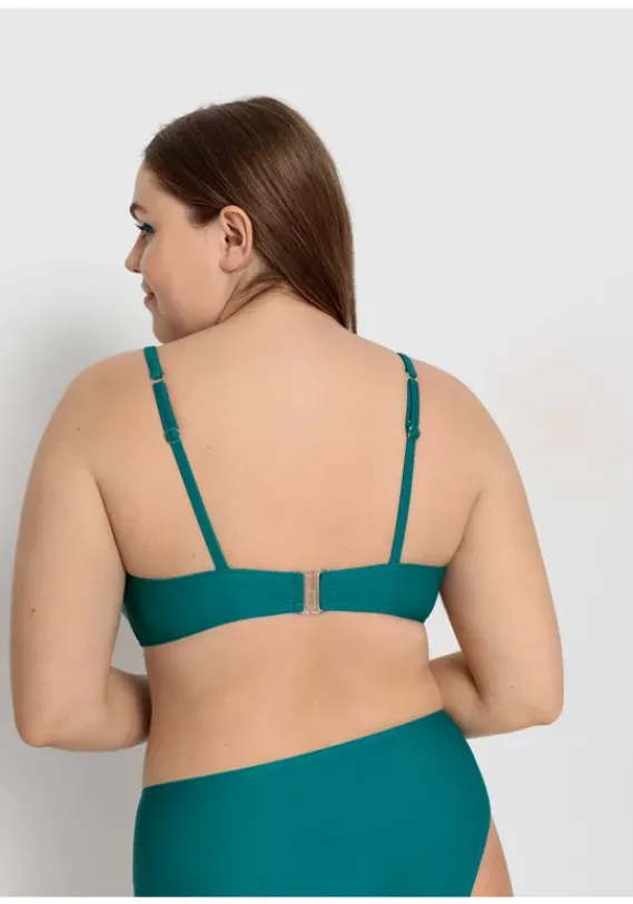 Bustier-Bikinis|LSCN by LASCANA Bustier-Bikini-Top"Gina" Dunkelturkis