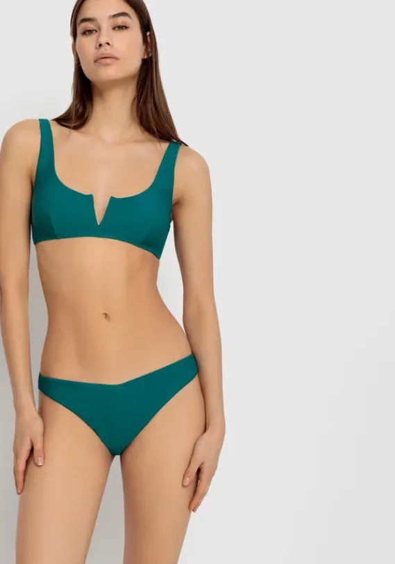 Bustier-Bikinis|LSCN by LASCANA Bustier-Bikini-Top"Gina" Dunkelturkis