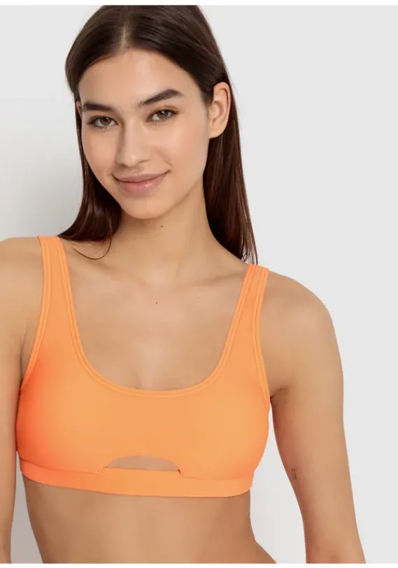 Bustier-Bikinis|LSCN by LASCANA Bustier-Bikini-Top"Gina" Neon Orange