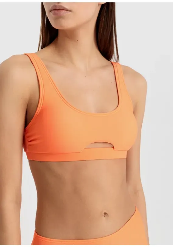 Bustier-Bikinis|LSCN by LASCANA Bustier-Bikini-Top"Gina" Neon Orange