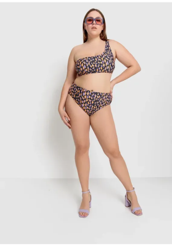 Bustier-Bikinis|LSCN by LASCANA Bustier-Bikini-Top"Lavista" Schwarz Bedruckt