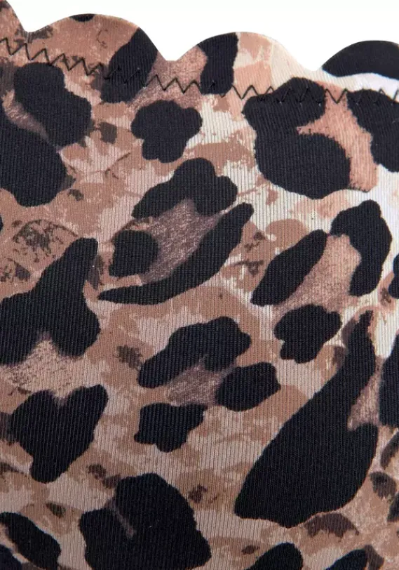 Bustier-Bikinis|LASCANA Bustier-Bikini-Top"Lexa" Braun-Bedruckt