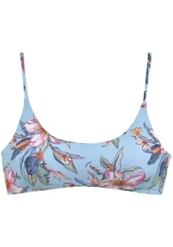 Bustier-Bikinis|LASCANA Bustier-Bikini-Top"Malia" Hellblau-Bedruckt