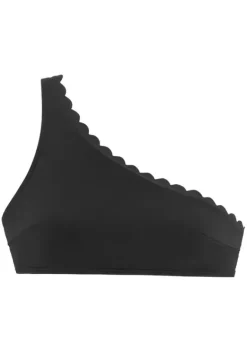 Bustier-Bikinis|LASCANA Bustier-Bikini-Top"Scallop" Schwarz