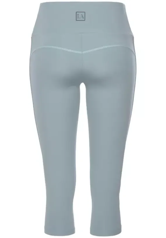 Lange Hosen|LASCANA ACTIVE Caprileggings Rauchmint-Grau-Mint