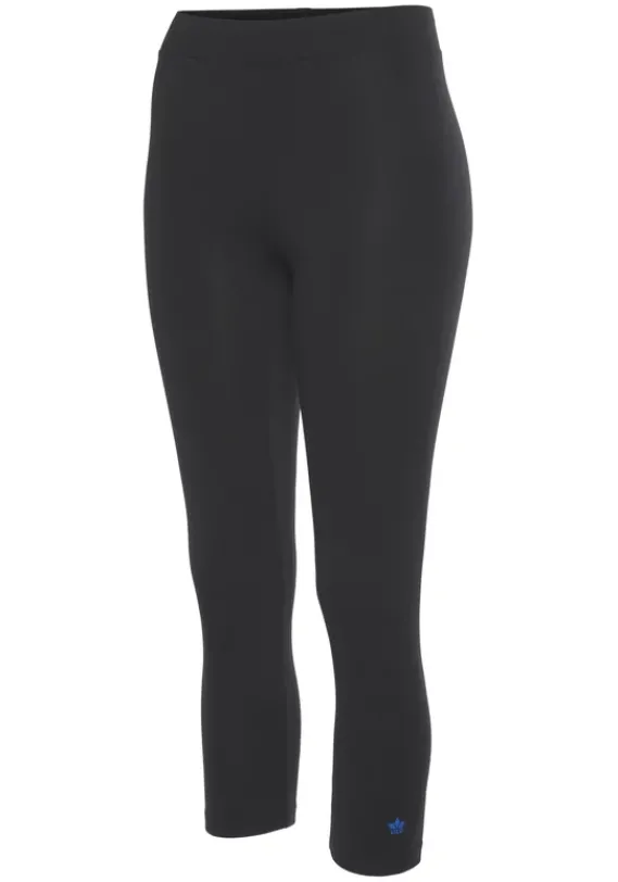 Homewear-Leggings|Lico Caprileggings Schwarz, Schwarz