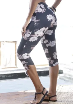 Strandmode|LASCANA Caprileggings Geblumt-Bedruckt
