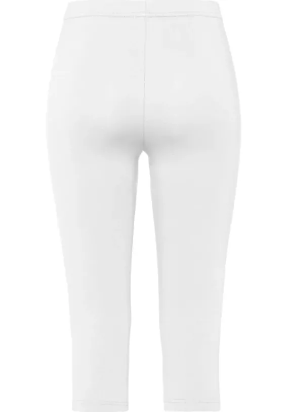 Homewear-Leggings|Vivance active Caprileggings Weis, Schwarz