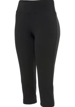 Lange Hosen|LASCANA ACTIVE Caprileggings Schwarz