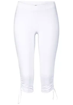 Homewear-Leggings|Beachtime Caprileggings Weis