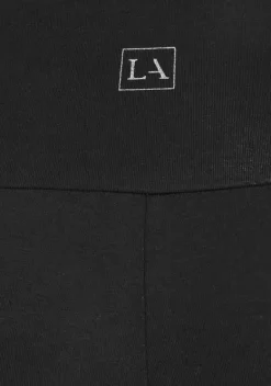 Lange Hosen|LASCANA ACTIVE Caprileggings Schwarz