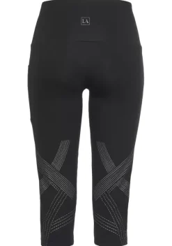 Lange Hosen|LASCANA ACTIVE Caprileggings Schwarz