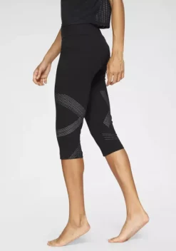 Lange Hosen|LASCANA ACTIVE Caprileggings Schwarz