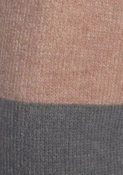 Jacken & Mantel|Vivance Cardigan Rosa-Grau-Apricot