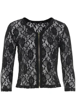 Jacken & Mantel|LASCANA Cardigan Schwarz