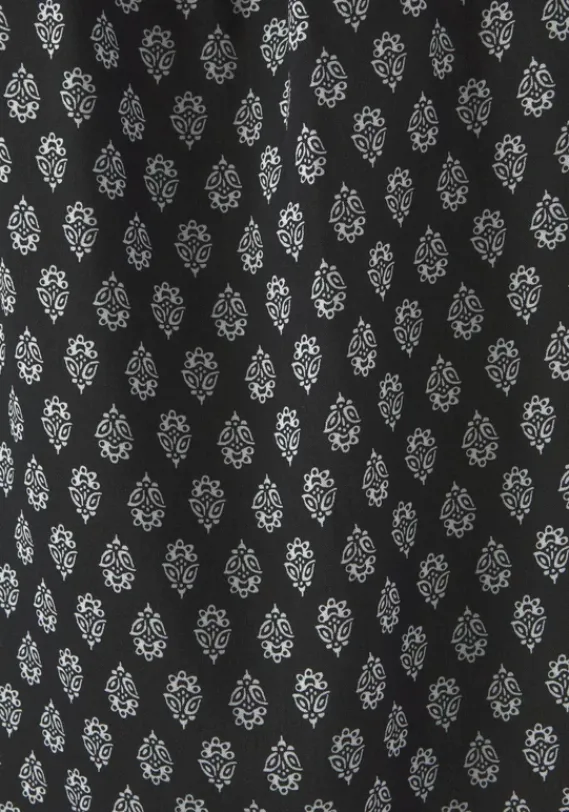 Strandmode|LASCANA Carmenbluse Schwarz-Weis