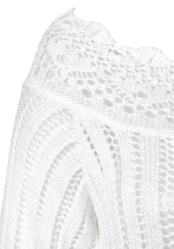 Pullover|Vivance Carmenpullover Weis