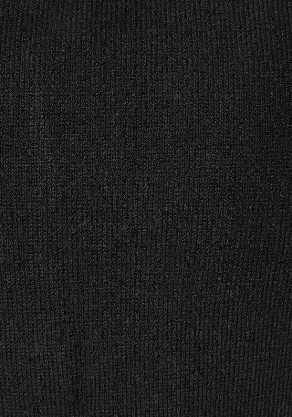 Pullover|LASCANA Carmenpullover Schwarz