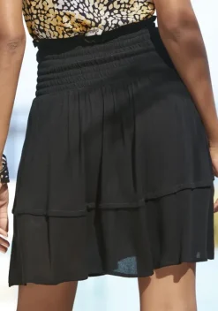 Rocke|s.Oliver Crinklerock Schwarz