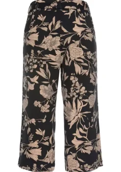 Strandmode|LASCANA Culotte Schwarz-Taupe-Bedruckt