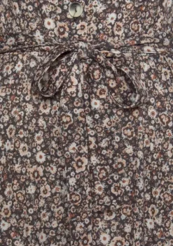 Strandmode|LASCANA Culotte-Overall Braun-Apricot-Geblumt