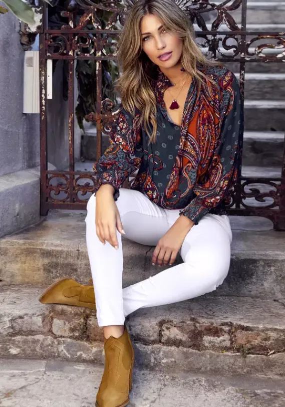 LASCANA Blusen<Druckbluse