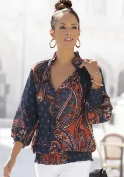 LASCANA Blusen<Druckbluse