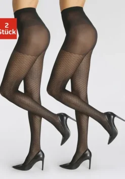 Strumpfhosen|LASCANA Feinstrumpfhose Schwarz