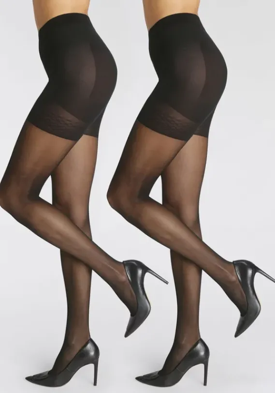 Strumpfhosen|LASCANA Feinstrumpfhose Schwarz