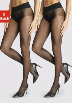 Strumpfhosen|LASCANA Feinstrumpfhose Schwarz