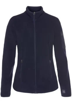 Jacken & Mantel|LASCANA Fleecejacke Dunkelblau