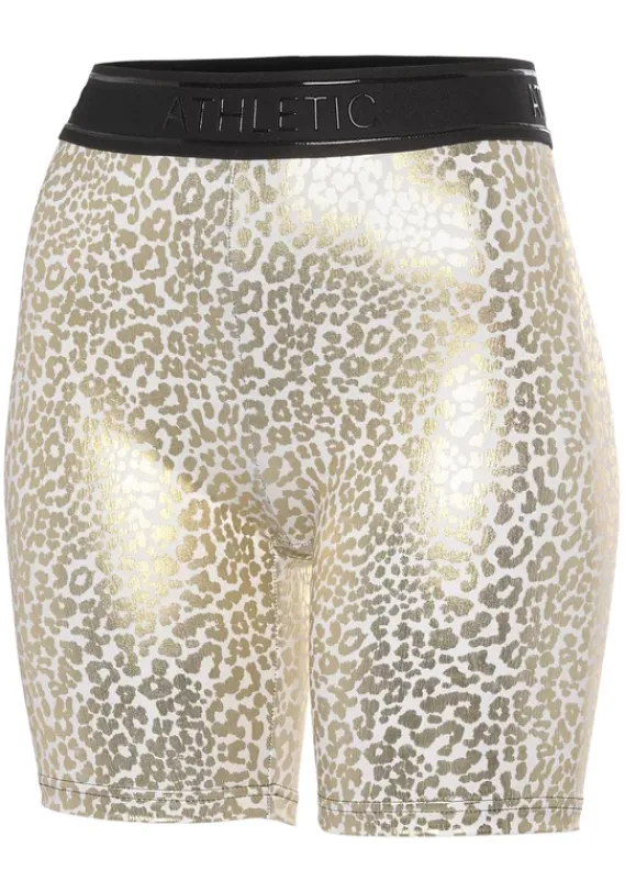 Shorts|LASCANA ACTIVE Funktionsshorts"-Radlerhose" Gold, Weis