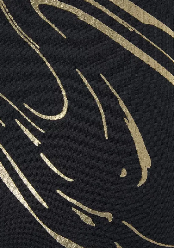 Shorts|LASCANA ACTIVE Funktionsshorts"-Radlerhose" Schwarz, Gold