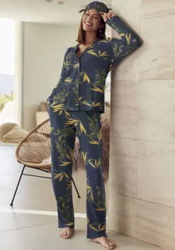 LASCANA Pyjamas<Geschenkbox Mit Pyjama, Scrunchie & Schlafmaske