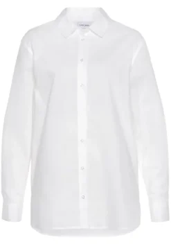 Blusen|LASCANA Hemdbluse Creme