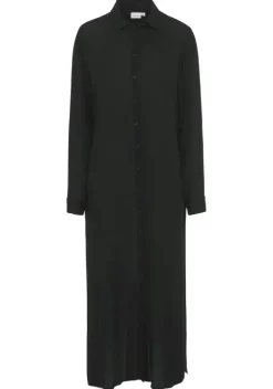 Strandmode|LASCANA Hemdblusenkleid Schwarz
