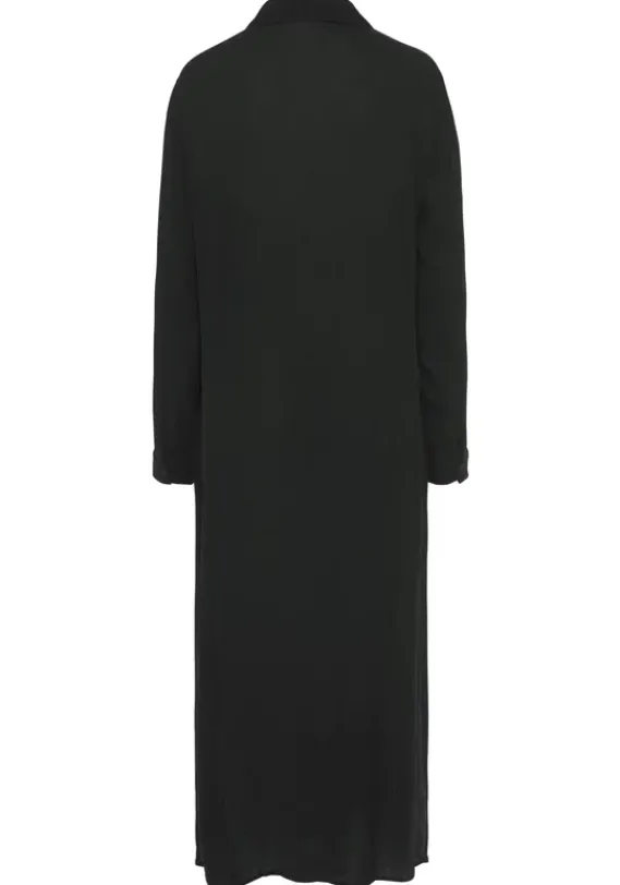 Strandmode|LASCANA Hemdblusenkleid Schwarz