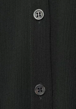 Strandmode|LASCANA Hemdblusenkleid Schwarz