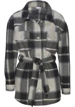 Jacken & Mantel|LASCANA Hemdjacke Grau-Kariert