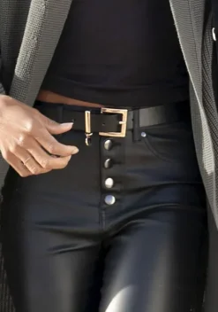 Gurtel|LASCANA Huftgurtel Schwarz