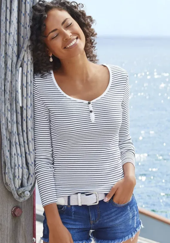 Gurtel|LASCANA Huftgurtel Weis