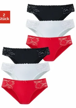 Slips|petite fleur Jazz-Pants Slips Rot, Schwarz, Weis