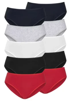 Slips|petite fleur Jazz-Pants Slips Rot, Schwarz, Weis, Grau-Meliert, Navy