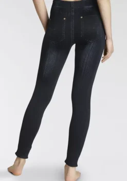Homewear-Leggings|Buffalo Jeansleggings Dunkelblau