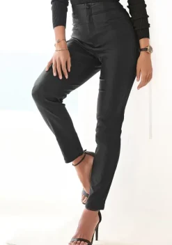 Lange Hosen|LASCANA Jeggings Schwarz