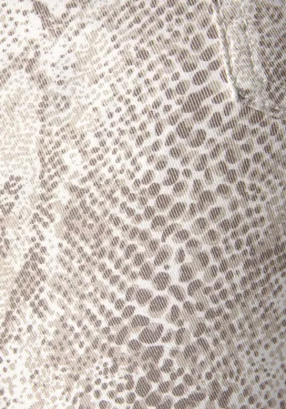 Lange Hosen|LASCANA 7/8-Jeggings Braun-Bedruckt