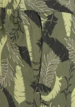 Lange Hosen|s.Oliver Jerseyhose Khaki Bedruckt