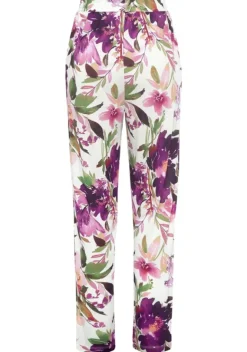 Lange Hosen|Beachtime Jerseyhose Weis Bedruckt